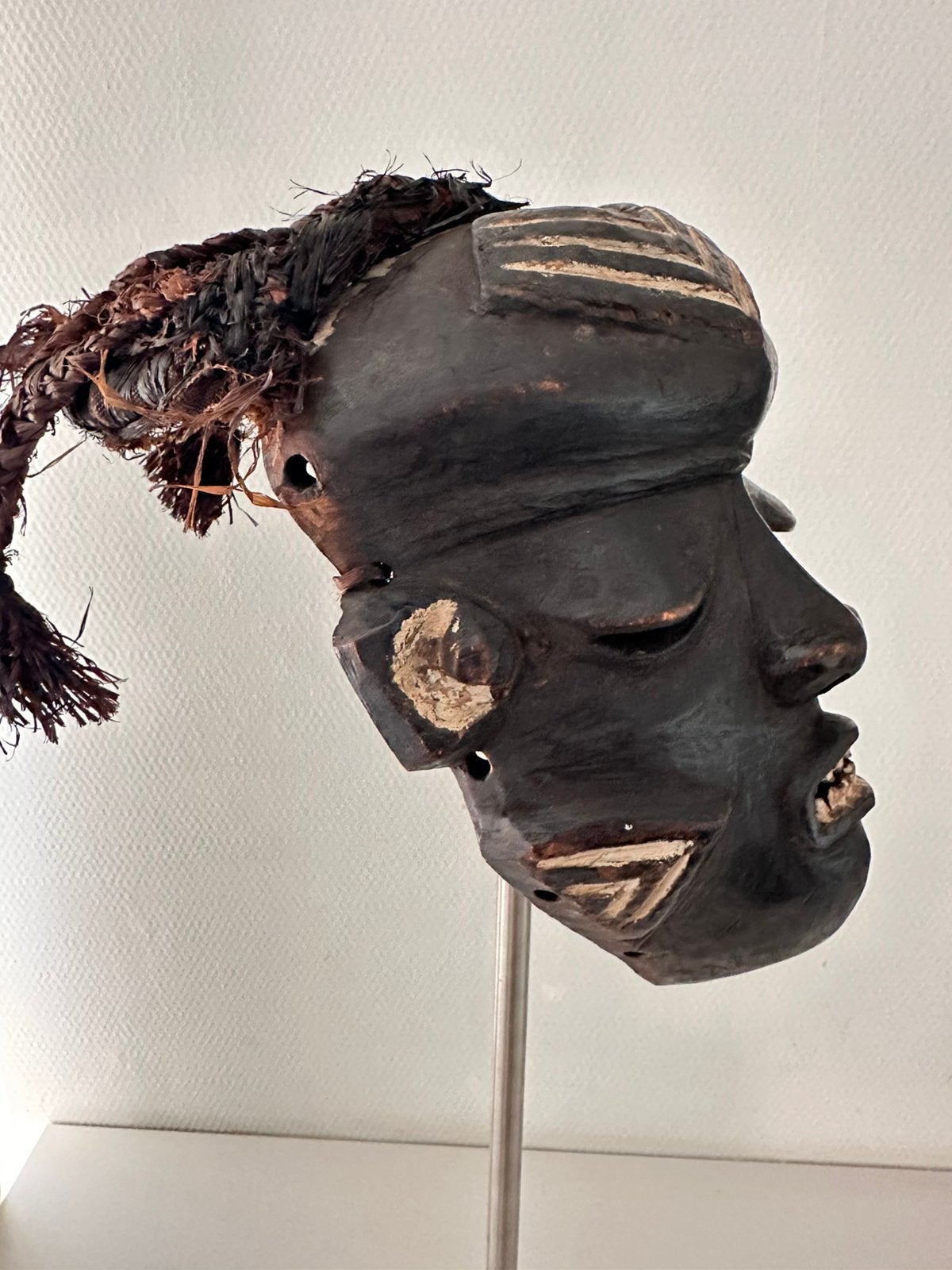 Pende masker privé collectie Bakwanga 1950 Congo, Ophalen of Verzenden