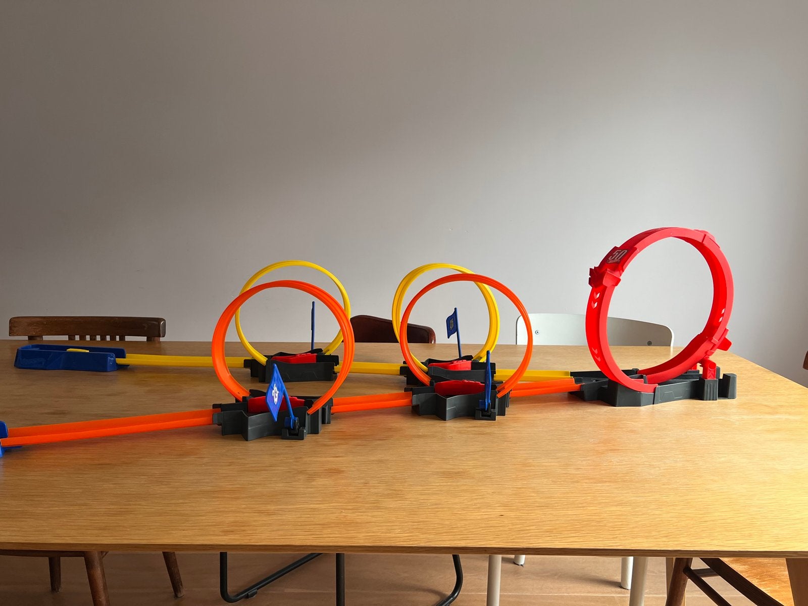 Hot Wheels Racebaan met Looping - Zo goed als nieuw, Ophalen, Racebaan, Zo goed als nieuw, Hot Wheels