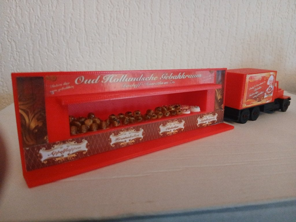 Gebak- Oliebollenkraam met Truck 1:87, Ophalen of Verzenden, Nieuw, 1:50 tot 1:144
