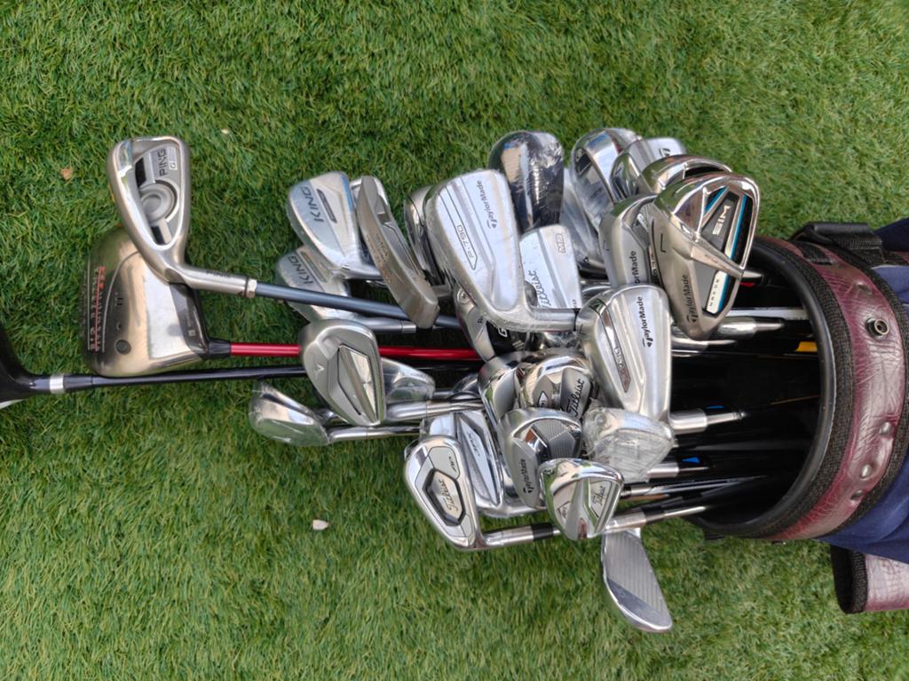 Linkshandige golfclubs diverse. Ijzer 7/ putter/ driver etc, Sport en Fitness, Golf, Ophalen of Verzenden, Gebruikt, Club