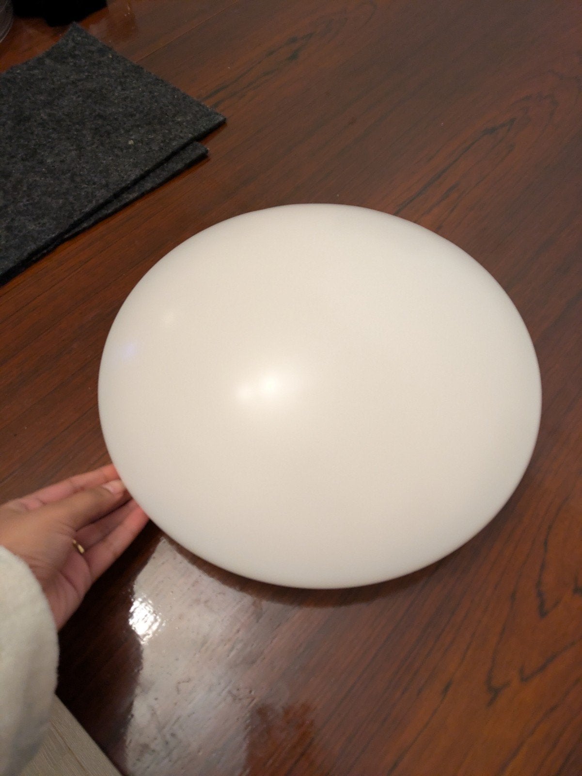 HORNBACH LED Plafondlamp Warm Licht, Ophalen, Zo goed als nieuw, Kunststof