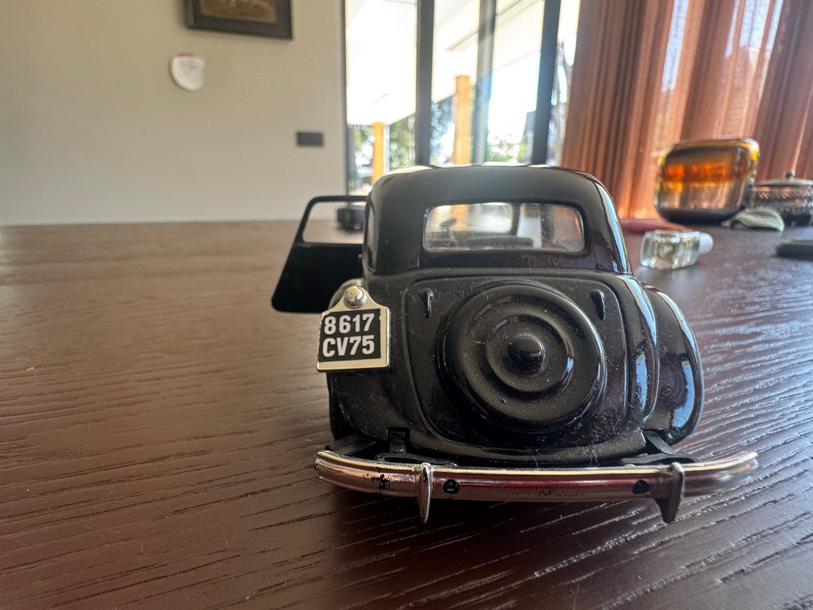 Citroën Traction Avant modelauto - Zwart, Overige merken, Gebruikt, Auto, 1:32 tot 1:50