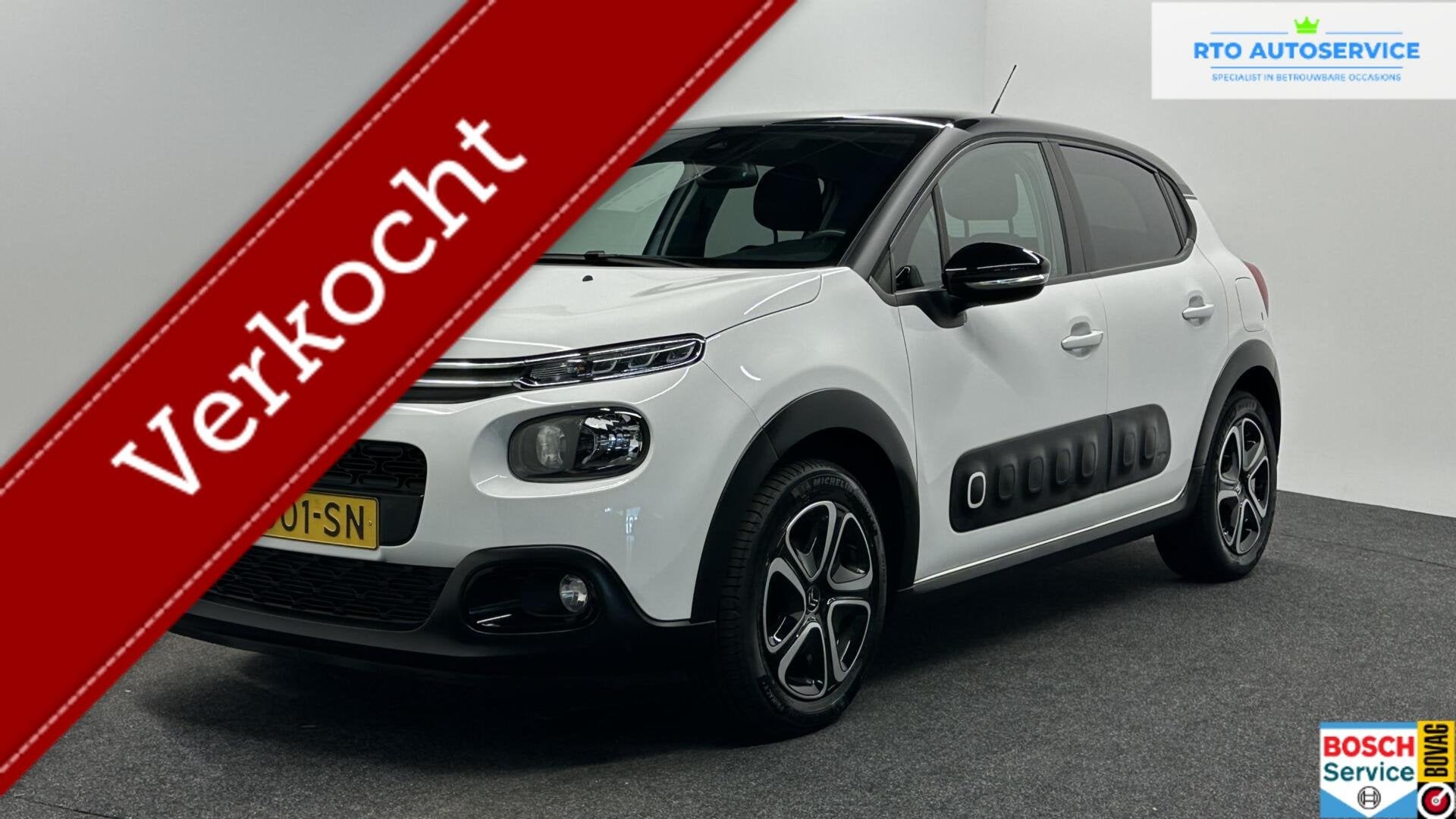 Citroen C3 1.2 PureTech S&S Feel AIRCO DAB, Auto's, Citroën, Voorwielaandrijving, 83 pk, 450 kg, Euro 6