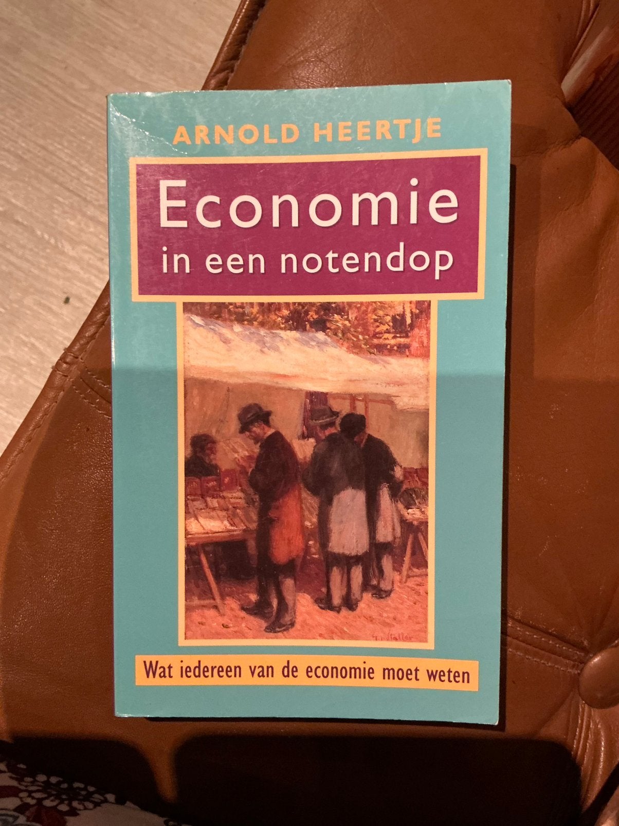 ECONOMIE IN EEN NOTEND.  ARNOLD HEERTJE, Ophalen of Verzenden, Gelezen