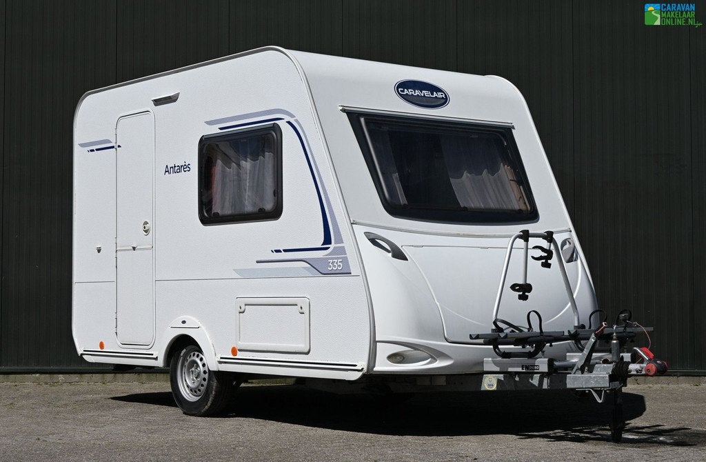 Caravelair Antarès 335 Lichtgewicht|Fietsdrager/ Voortent, Standaardzit, Tot en met 2, 500 - 750 kg, Caravelair