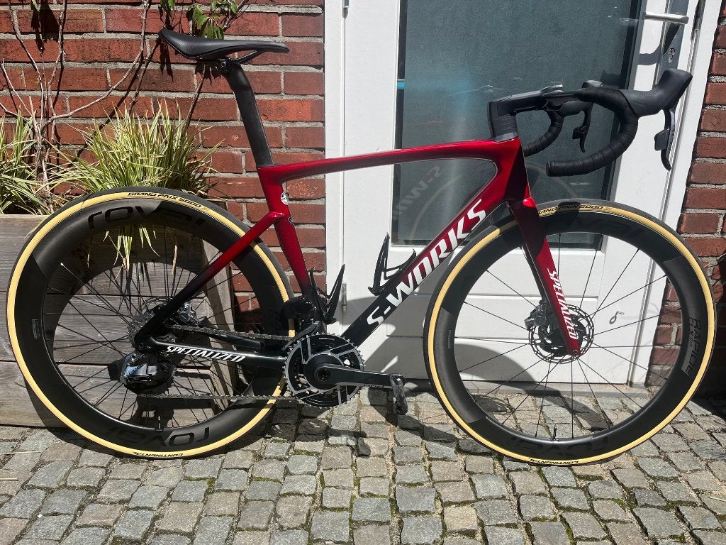 Specialized S-Works Tarmac SL7 - FRAMESET & COCKPIT - m 54, Carbon, Zo goed als nieuw, Meer dan 20 versnellingen, Schijfrem