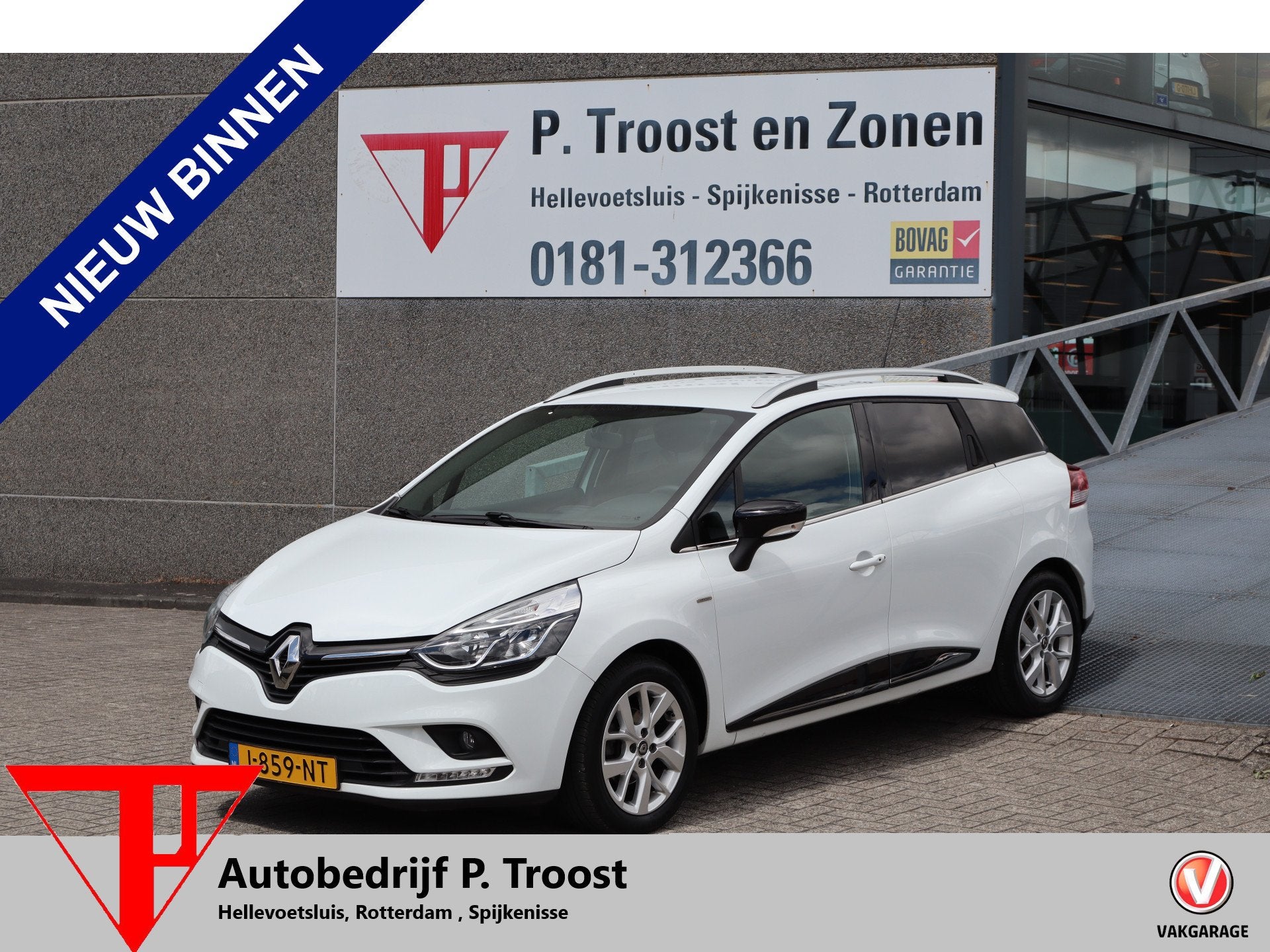 Renault Clio Estate 0.9 TCe Limited Nederlandse auto/Navigat, Auto's, Voorwielaandrijving, Stof, Gebruikt, 1098 kg