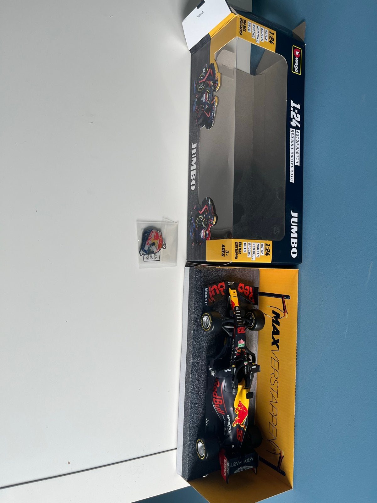 Max Verstappen Red Bull Racing RB16 1:24 modelauto, Ophalen of Verzenden, Zo goed als nieuw, Overige typen