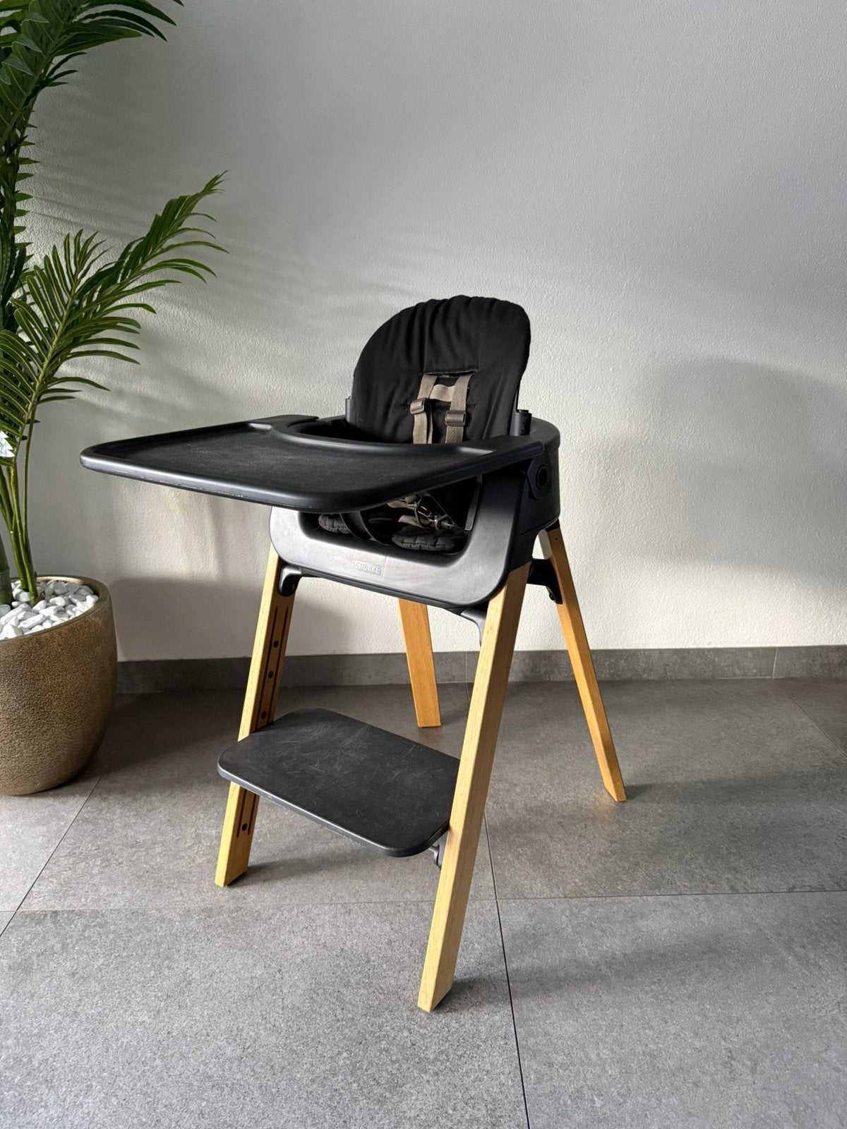 Stokke steps kinderstoel special edition, Ophalen of Verzenden, Zo goed als nieuw, Tafel(s) en Stoel(en)