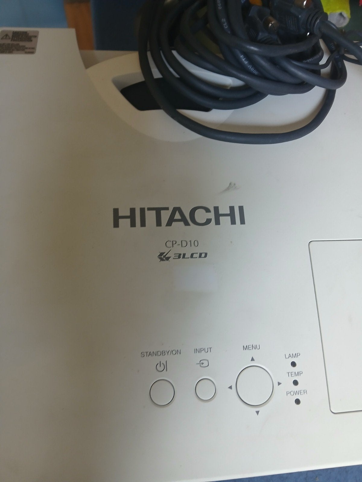 Hitachi CP-D10 3LCD Projector - Compact en Betrouwbaar, Ophalen, Gebruikt, LCD, Overige resoluties