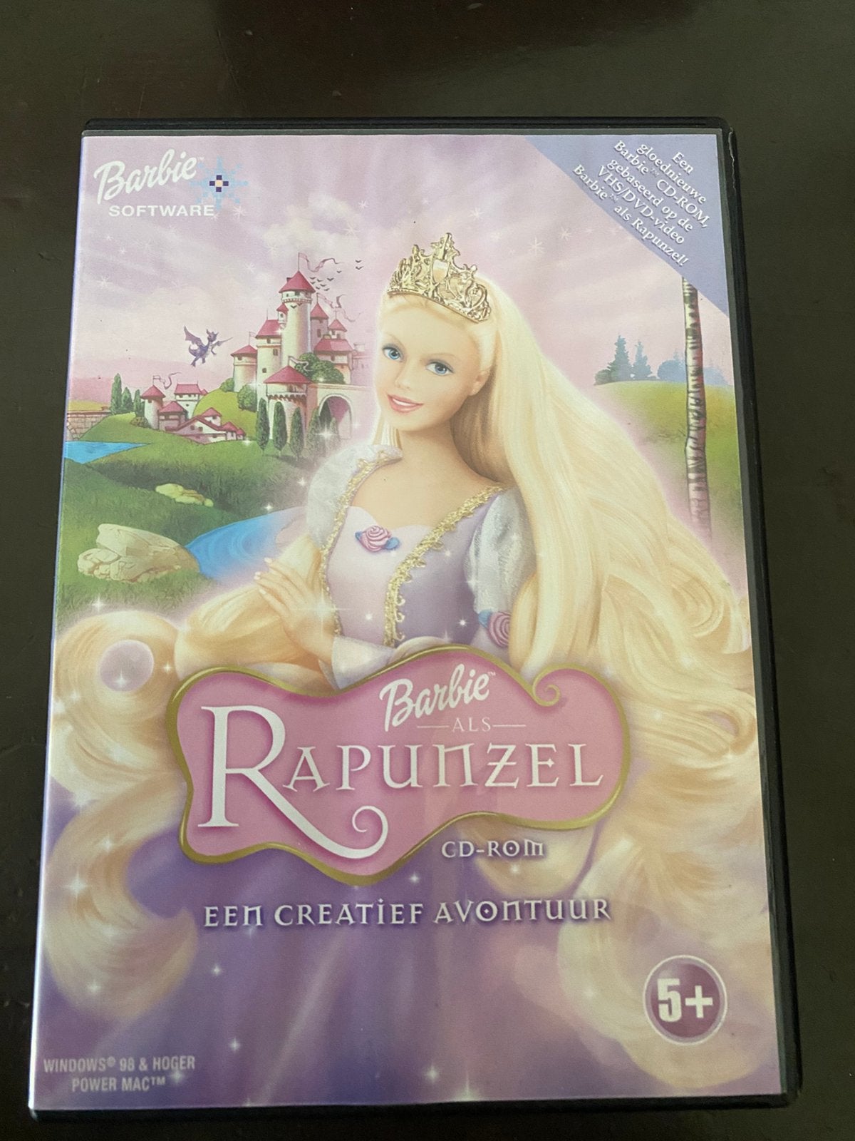 PC Game: Barbie als Rapunzel, 1 speler, Ophalen of Verzenden, Zo goed als nieuw, Vanaf 3 jaar