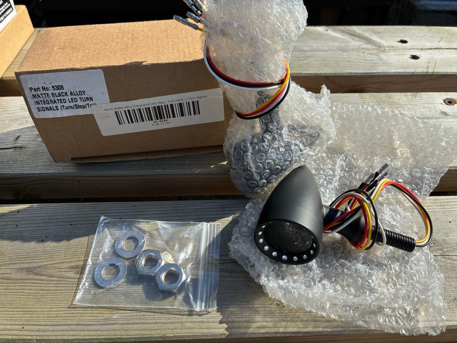 Universele LED Achterlicht, Knipperlicht & Remlicht Motor, Ophalen of Verzenden, Nieuw