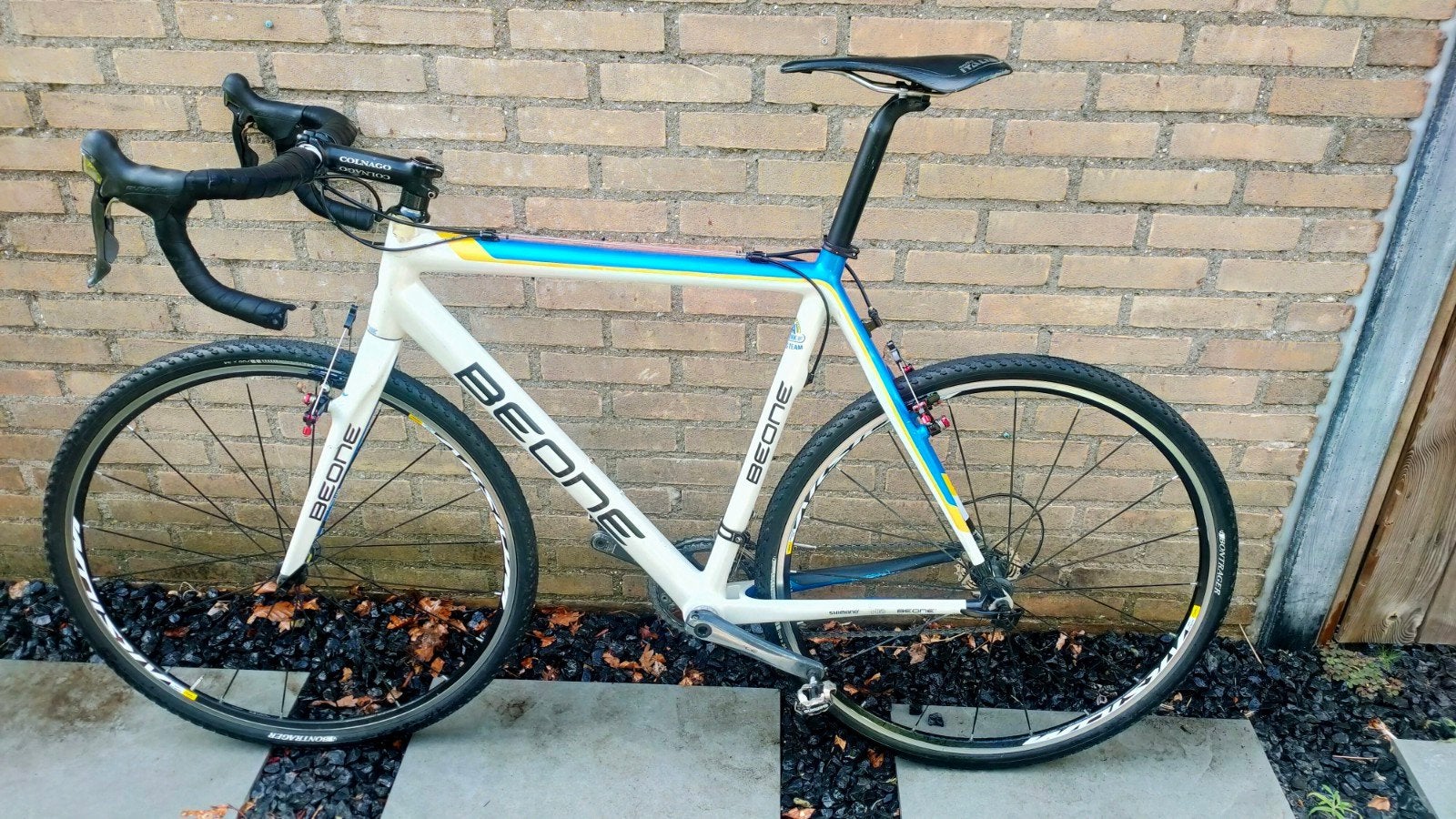 Beone gravelbike/cyclocross/racefiets (maat 58), Fietsen en Brommers, Gebruikt, Carbon, 10 tot 15 versnellingen, Velgrem
