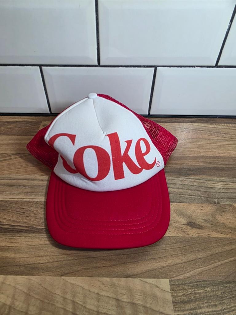 Vintage Coca-Cola Trucker Pet - Rood/Wit, Coca-Cola, One size fits all, Ophalen of Verzenden, Pet
