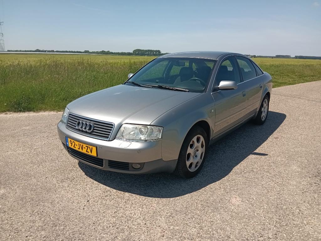 Audi A6 2.4 V6 125KW AUT 2002 Grijs, Bedrijf, Grijs, 170 pk, Zilver of Grijs