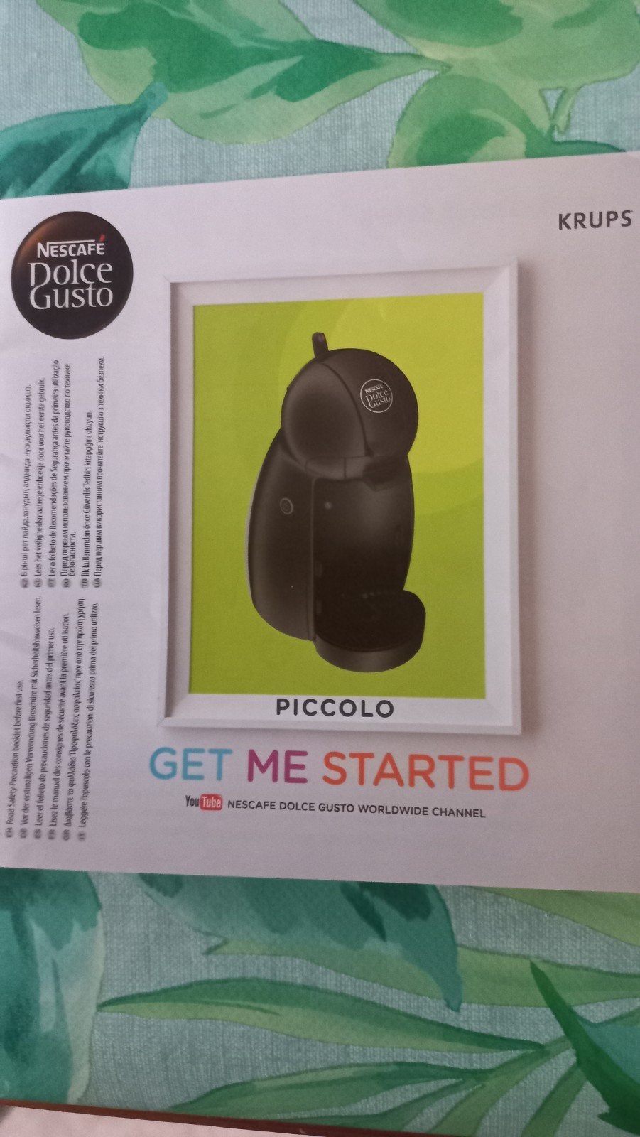Nescafé Dolce Gusto Piccolo Koffiemachine, Ophalen, Koffiepads en cups, Koffiemachine, Zo goed als nieuw
