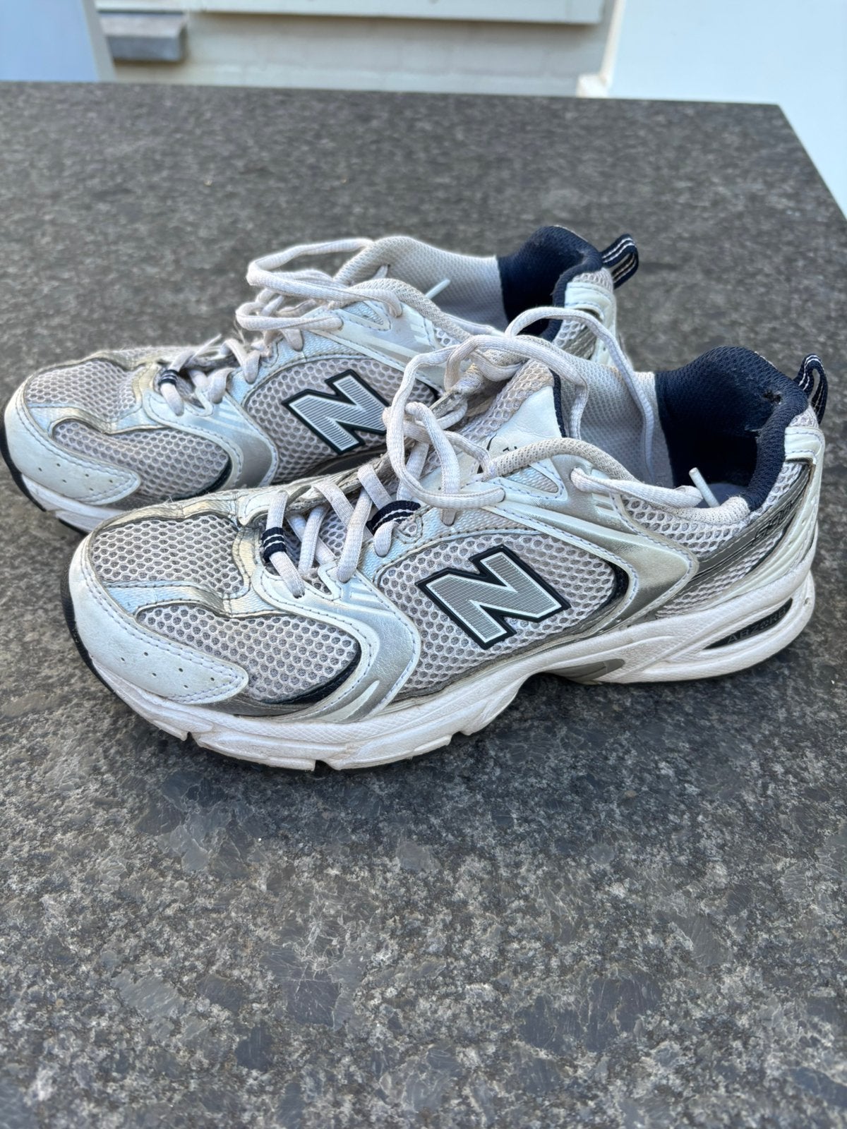 Newbalance loopschoen maat 38 wit/blauw, Kleding | Heren, Schoenen, Ophalen, Zo goed als nieuw, Wit