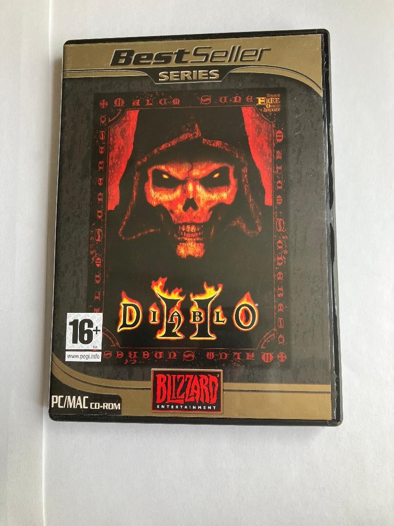 diablo 2 + expansion set PC GAME MAC blizzard, Spelcomputers en Games, 1 speler, Ophalen of Verzenden, Zo goed als nieuw, Role Playing Game (Rpg)