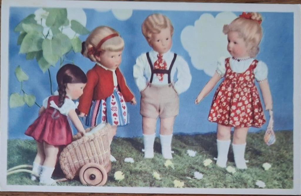 Kathe Kruse kaart, Verzenden, 1940 tot 1960, Ongelopen, Kinderen