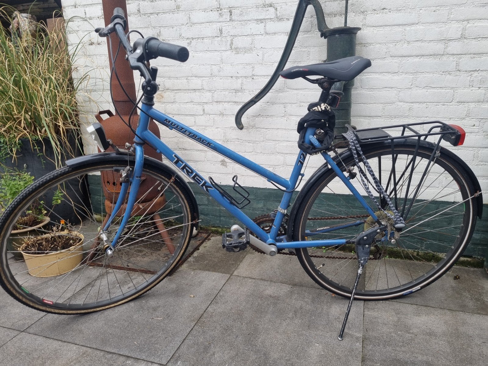 Trek Multitrack Damesfiets - Blauw, Gebruikt, Velgrem, Versnellingen, 50 tot 53 cm
