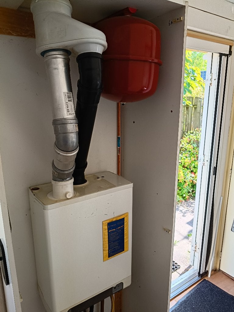 Intergas CV combiketel met appendages, Ophalen, 30 tot 80 cm, Gebruikt, Cv-ketel of Combi-ketel