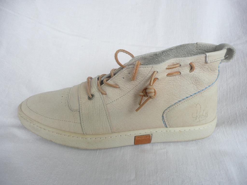 Leuke Rehab gebroken witte lerensneakers maat 40, Ophalen of Verzenden, Gedragen, Wit, Sneakers of Gympen