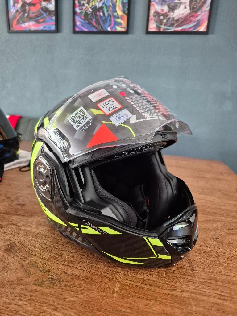 Motorhelm, Motoren, Kleding | Motorhelmen, Heren, Systeemhelm, XL, Overige merken, Tweedehands, Ophalen