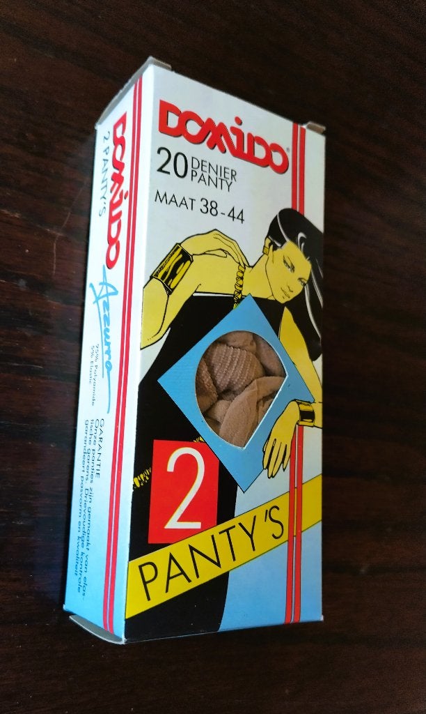 Vintage Domido Panty, 20 denier, Perle, Maat 38-44, Domido, Beige, Nieuw, Maat 40/42 (M)