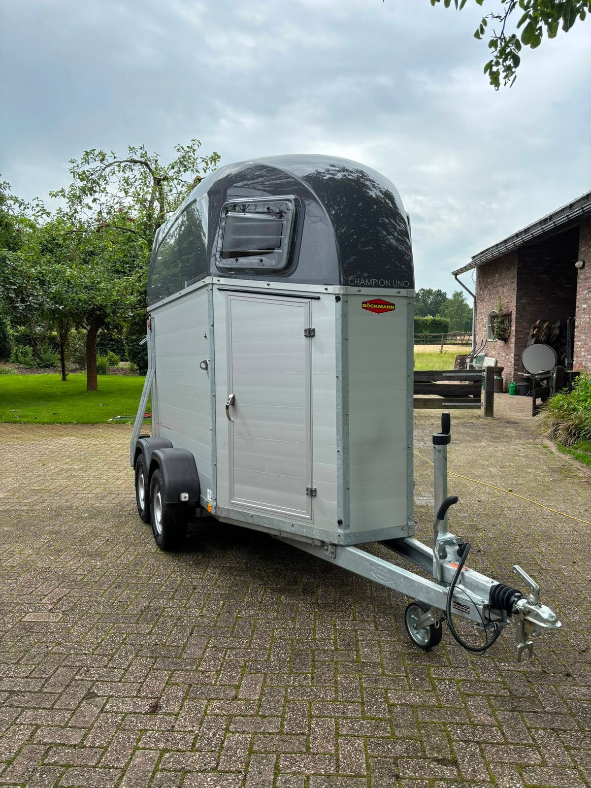 Böckmann Champion Uno 1,5 Paards trailer 2024, Dieren en Toebehoren, Ophalen, Zo goed als nieuw, Aluminium
