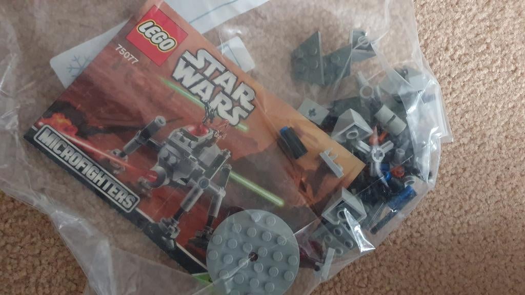 Lego Star Wars Microfighters 75077 Homing Spider Droid, Gebruikt, Star Wars, Lego, Compleet