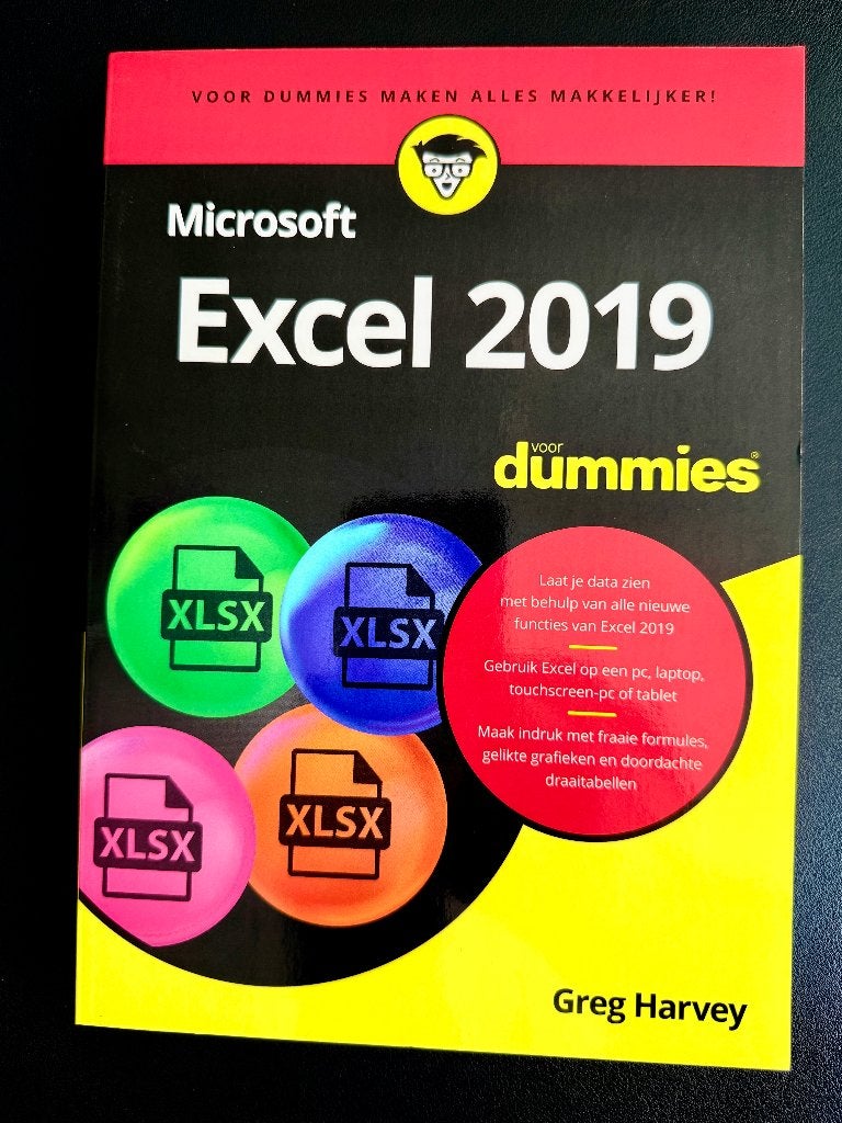 Boek Microsoft Excel 2019 voor Dummies, Ophalen of Verzenden, Alpha, Nieuw, Greg Harvey