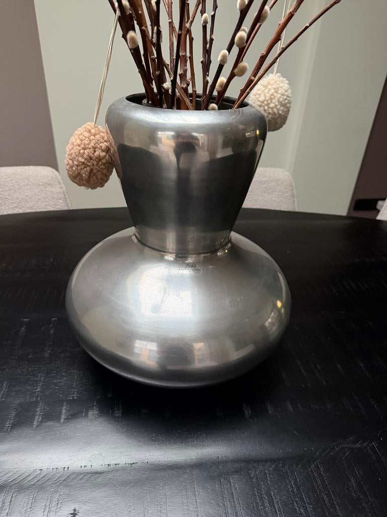 Bob vaas zilver, Overige materialen, Gebruikt, Overige kleuren, Ophalen of Verzenden