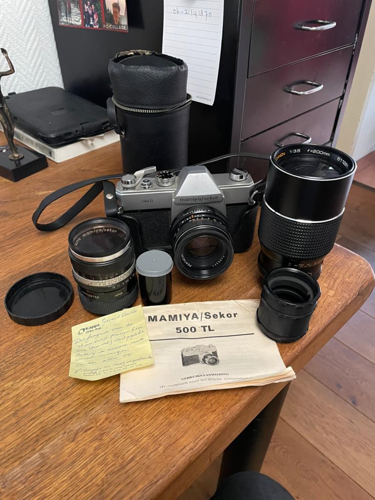 Mamiya/Sekor 500 TL, Ophalen of Verzenden, Gebruikt, Spiegelreflex, Overige Merken