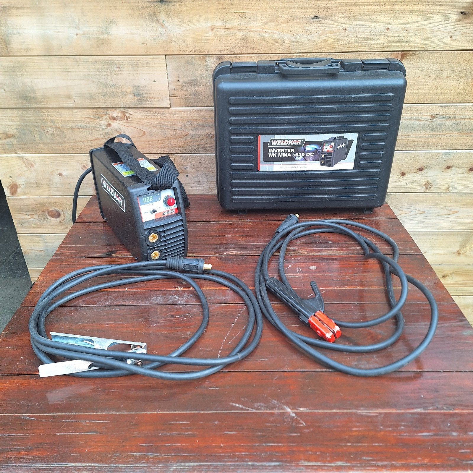 te koop WK MMA 1630DC lasapparaatset, Ophalen, Zo goed als nieuw, Elektroden
