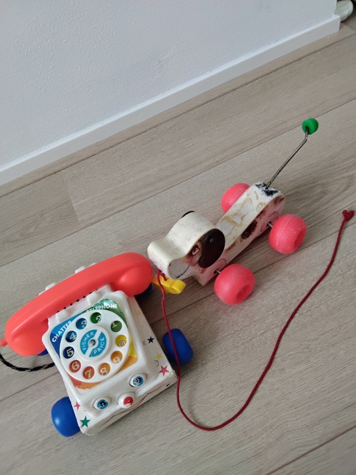 Vintage Fisher-Price Speelgoed: Telefoon & Hondje, Kinderen en Baby's, Speelgoed | Overig, Ophalen of Verzenden