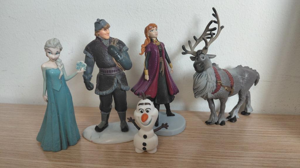 Frozen Disney poppetjes, Ophalen of Verzenden, Zo goed als nieuw
