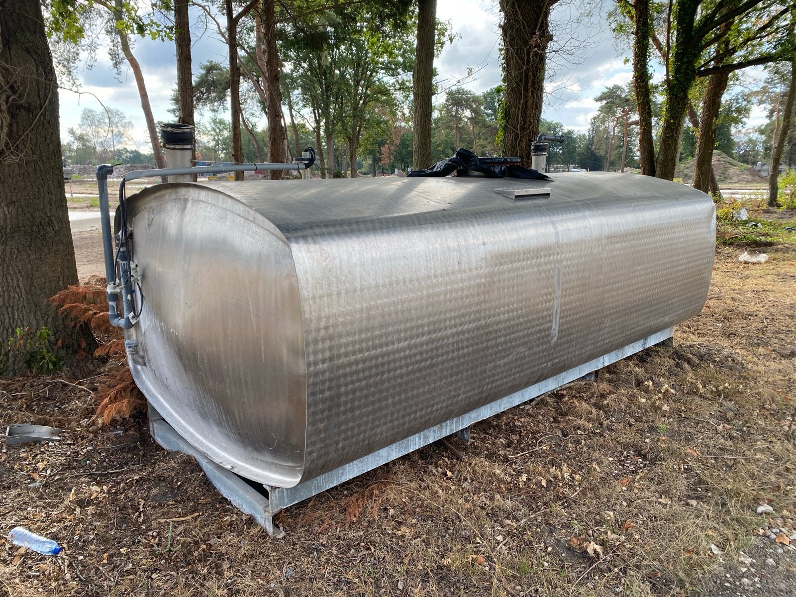 Roestvrijstalen watertank/opslagtank, Ophalen
