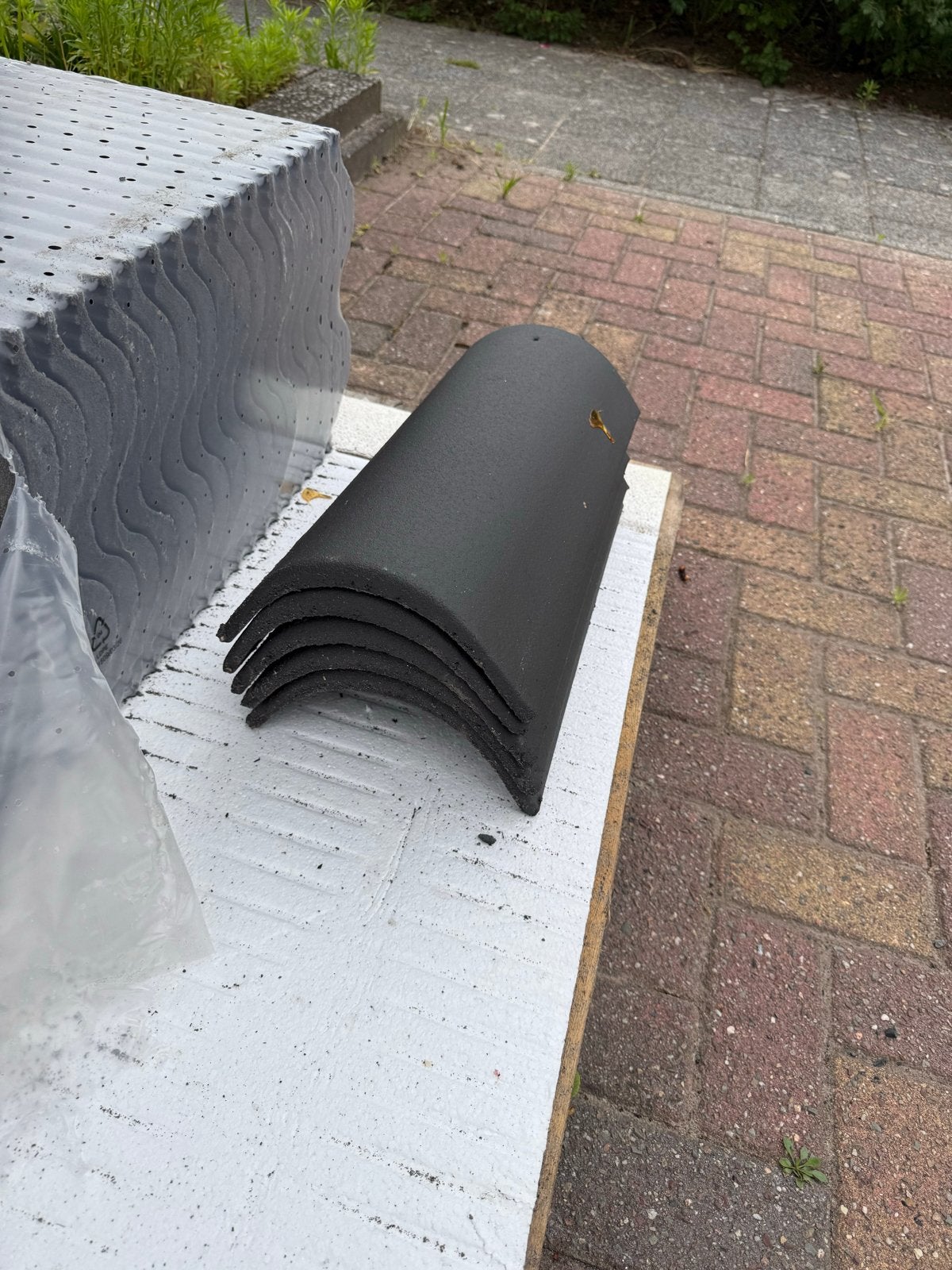 Nelskamp Sigma Pfanne dakpannen en nokvorsten, zwart, Doe-het-zelf en Verbouw, Dakpannen en Dakbedekking, Ophalen, Steen of Klei