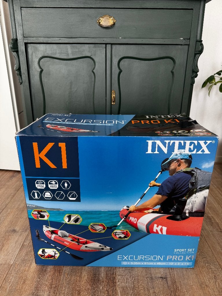 Excursion Pro K1 Kayak, Watersport en Boten, Ophalen of Verzenden, Opblaasbaar, Nieuw, 1-persoons