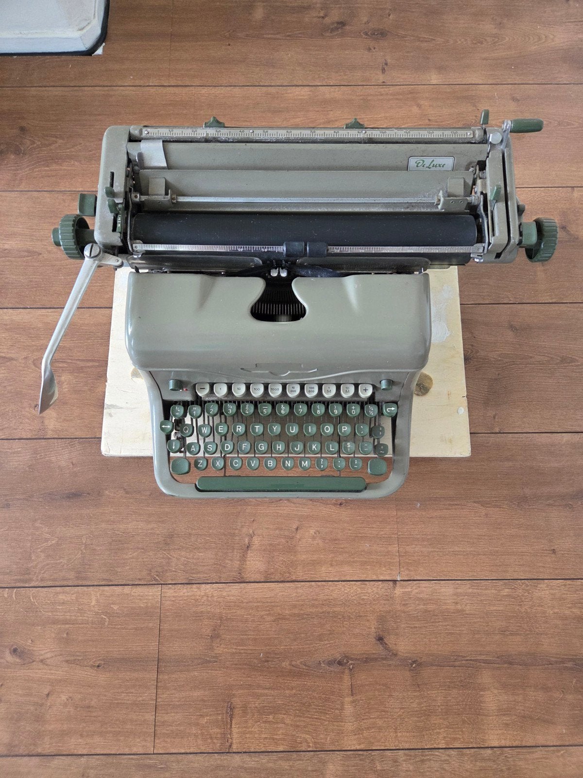 Vintage SIEMAG De Luxe typemachine uit 1950.Werking onbekend, Diversen, Typemachines, Ophalen of Verzenden, Gebruikt