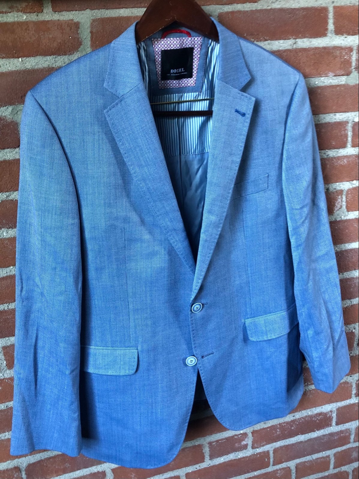 Nieuw Digel Elton blazer/ jasje Wol/ Pol Blauw Mt 52, Ophalen of Verzenden, Nieuw, Maat 52/54 (L), Blauw