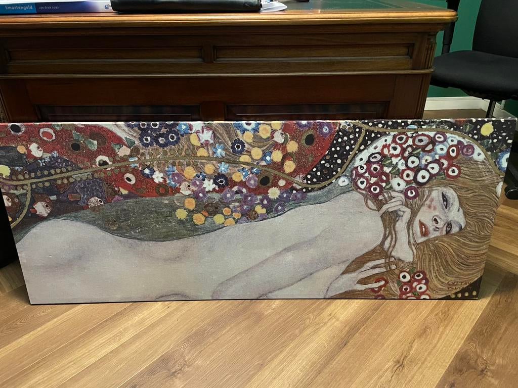 Schilderij Gustav Klimt (ikea) B140 H56,5, Ophalen of Verzenden