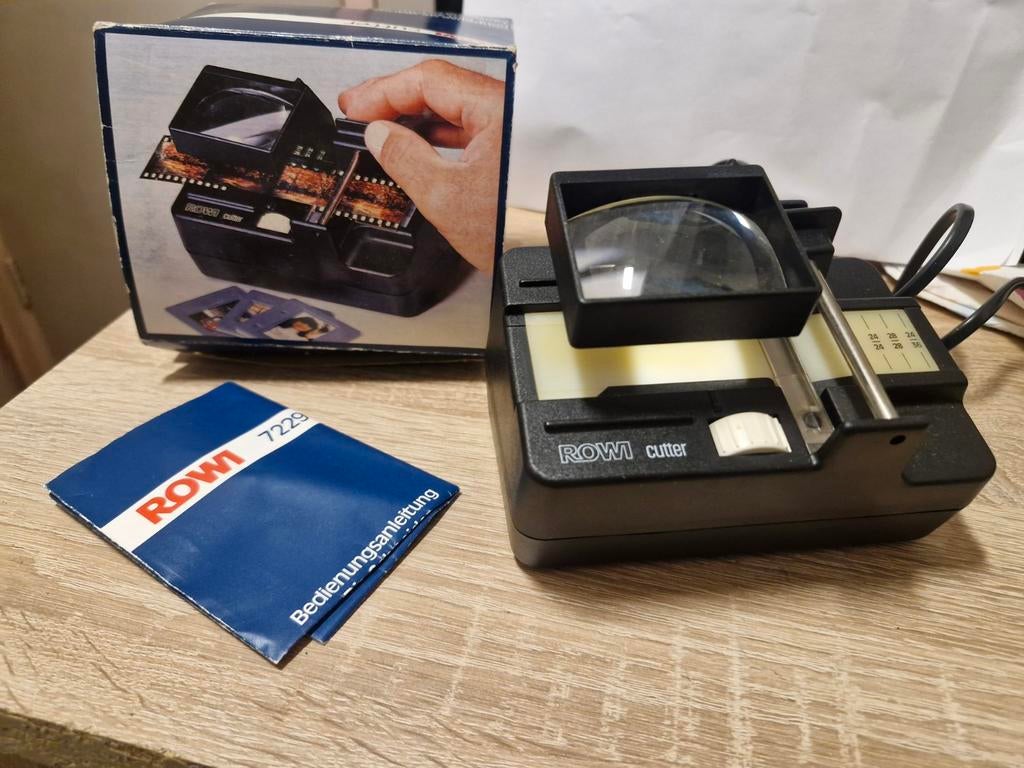 Rowi 7234 Film Cutter met Loep en Handleiding, Ophalen, Zo goed als nieuw, Doka-onderdelen