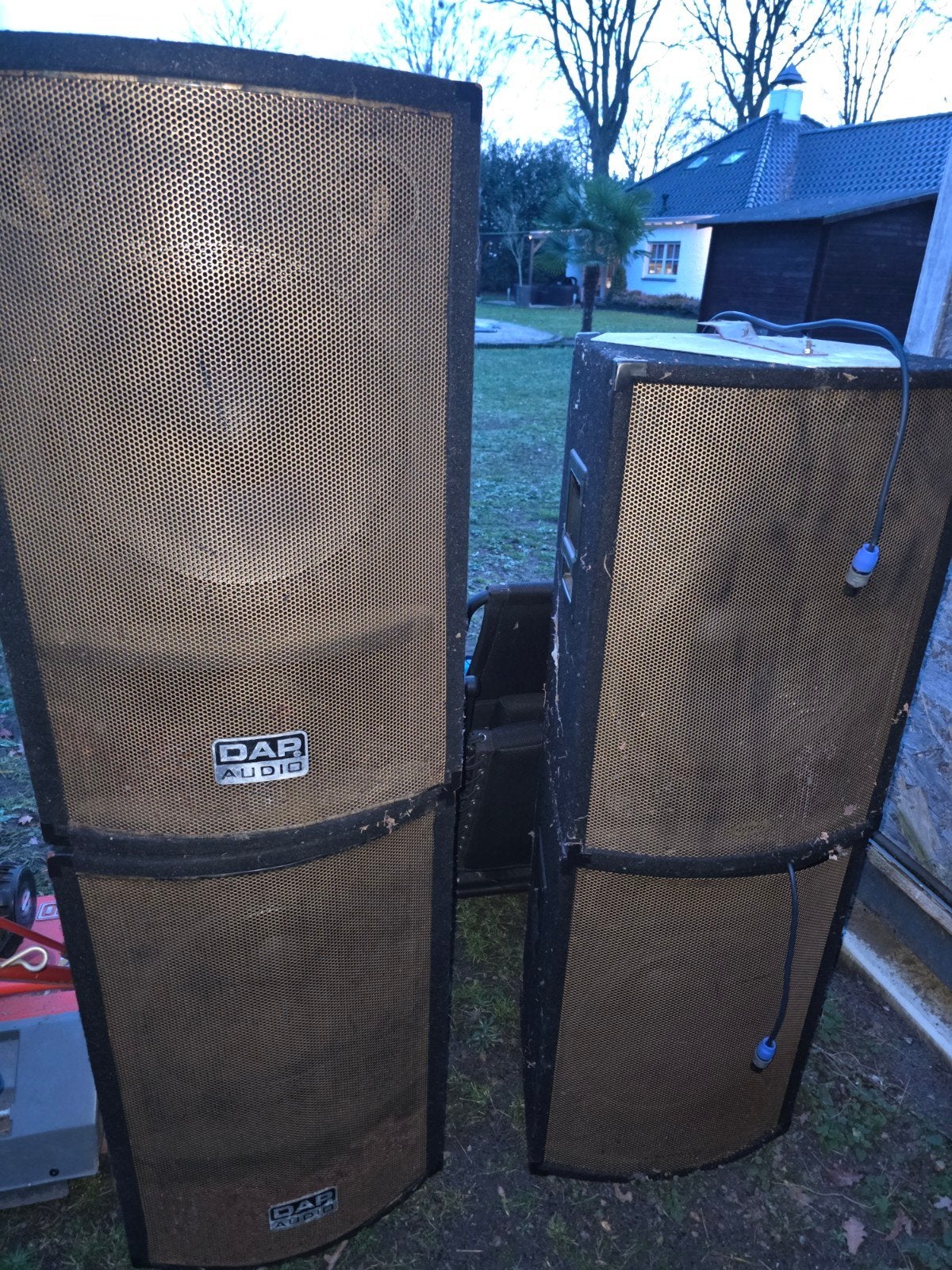 Gebruikte DAP Audio MC-15 en Soundlab P115C Speakers, Overige merken, Gebruikt, Ophalen of Verzenden, 120 watt of meer