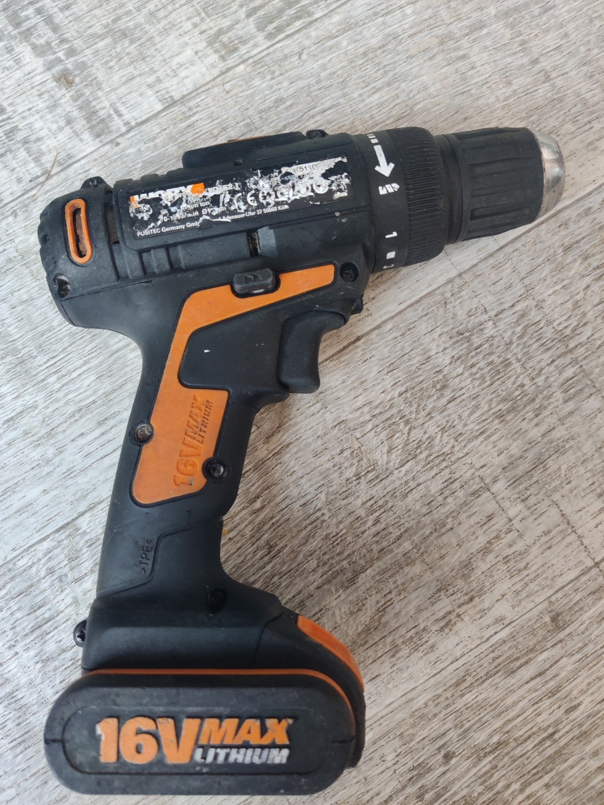 Worx schroef/boormachine, Ophalen of Verzenden, Gebruikt, Boormachine