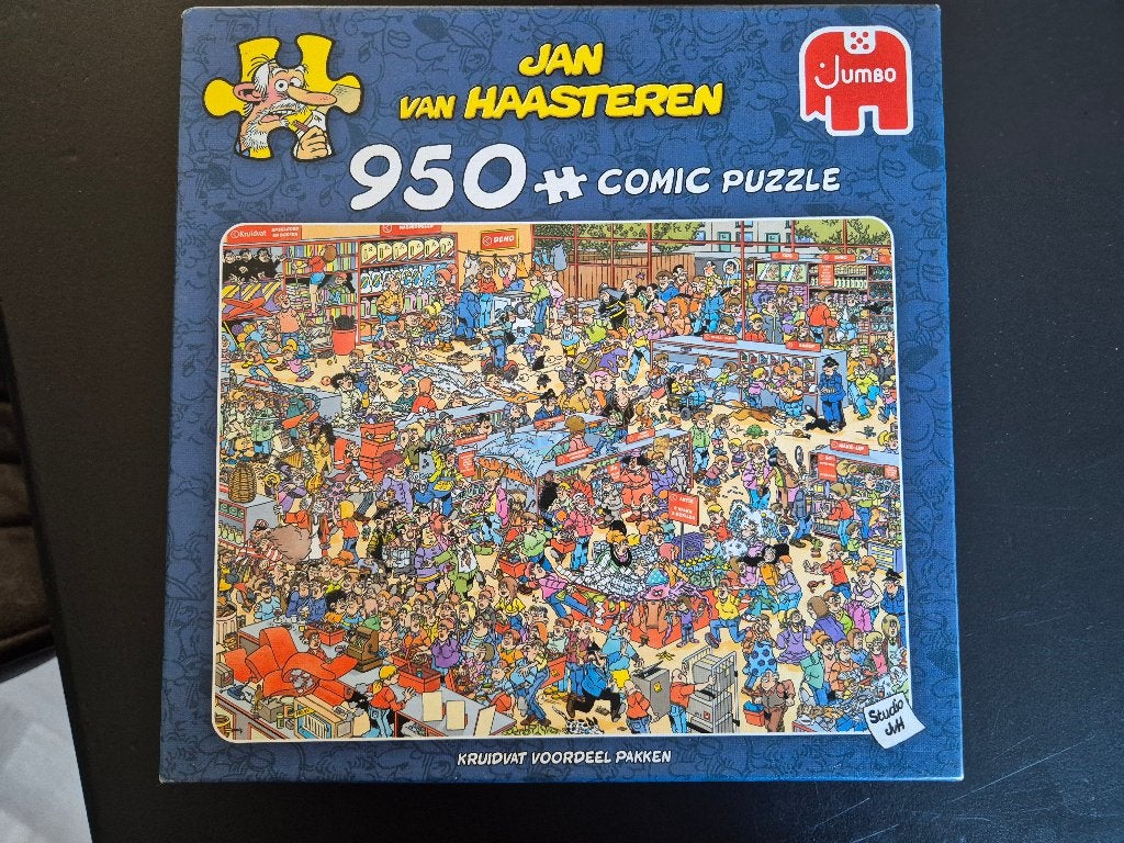Puzzel Jan van Haasteren 950 Kruidvat voordeel, Ophalen of Verzenden, 500 t/m 1500 stukjes, Zo goed als nieuw