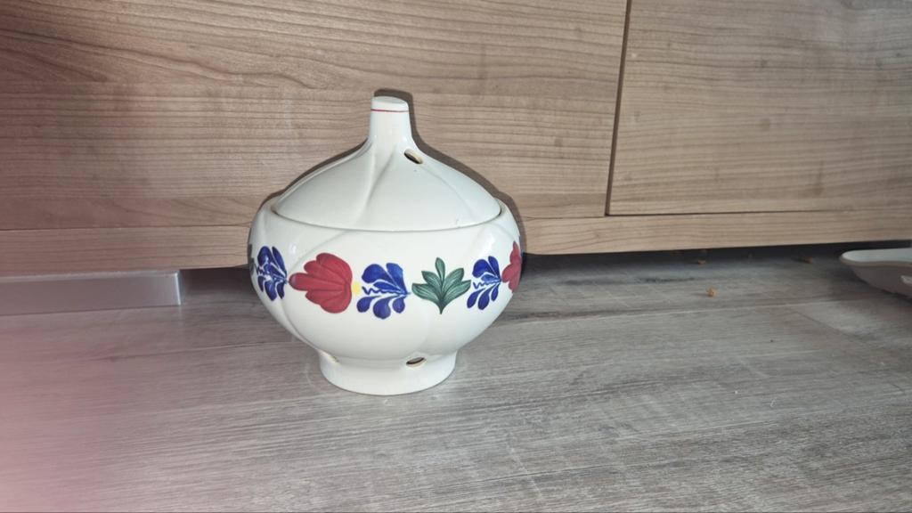 Knoflook pot boerenbond puntgaaf, Ophalen of Verzenden, Zo goed als nieuw