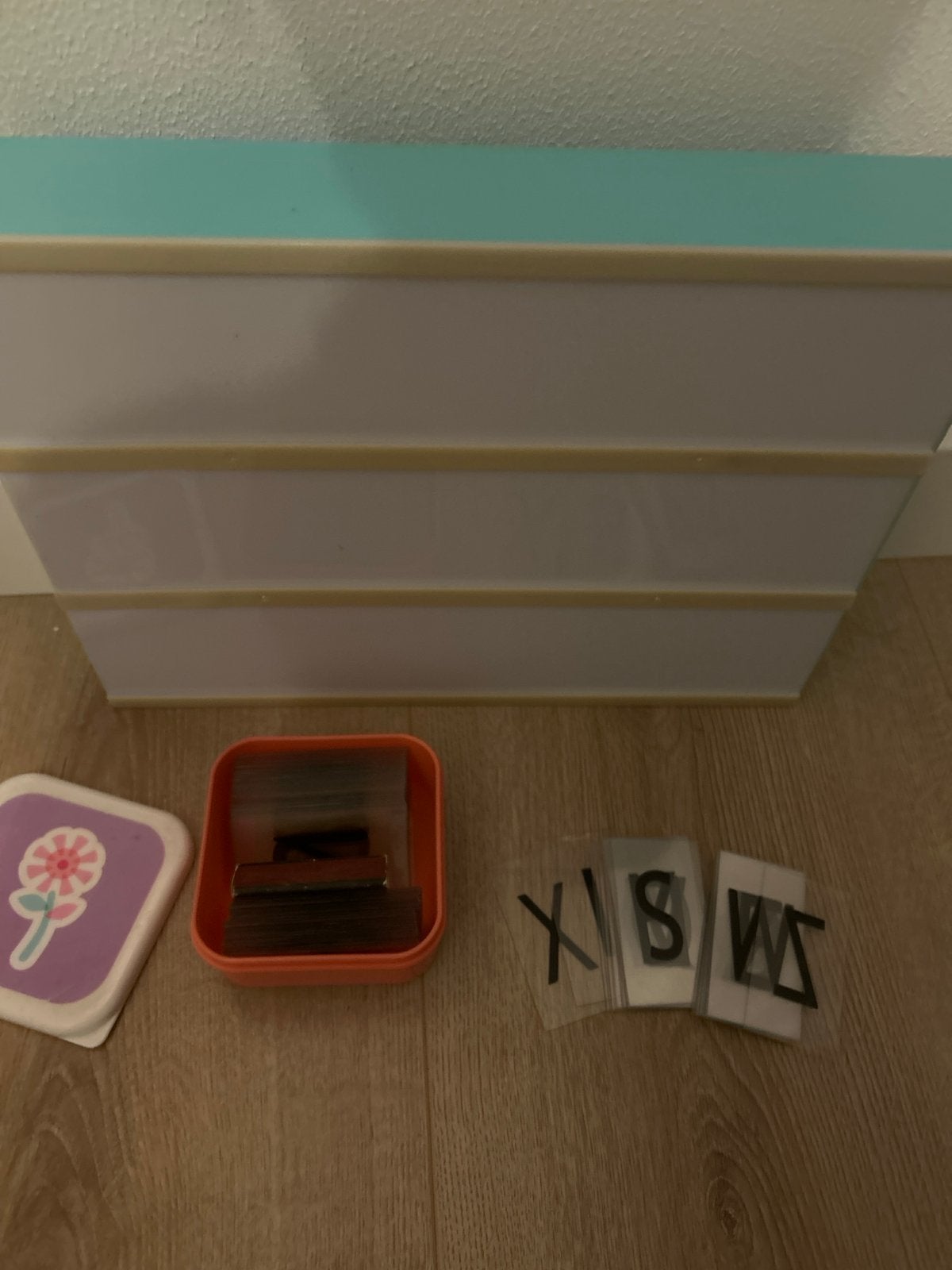 Lichtbak met letters en symbolen - Zo goed als nieuw, Meerkleurig, Kunststof, Ophalen of Verzenden, Zo goed als nieuw