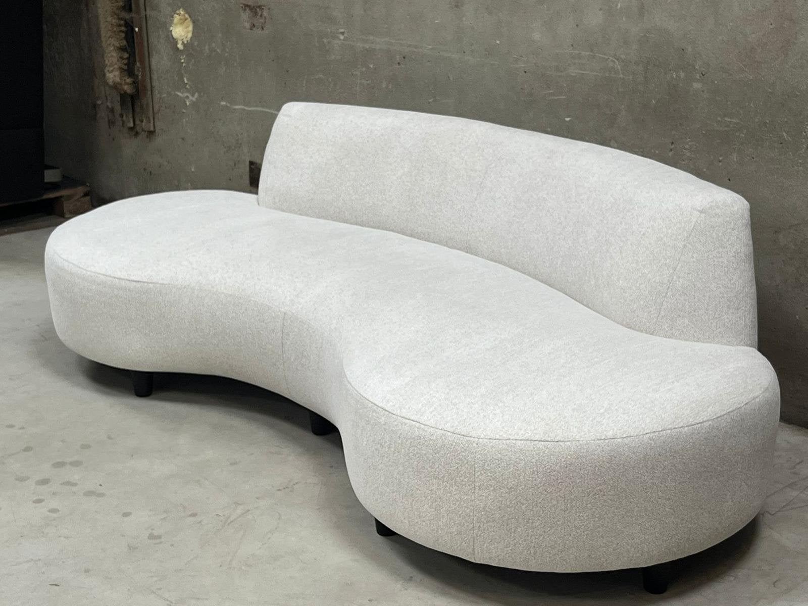 RETOURDEAL 2 zits bank Feline natural stof  karwei, Ophalen, Tweepersoons, 75 tot 100 cm, Zo goed als nieuw