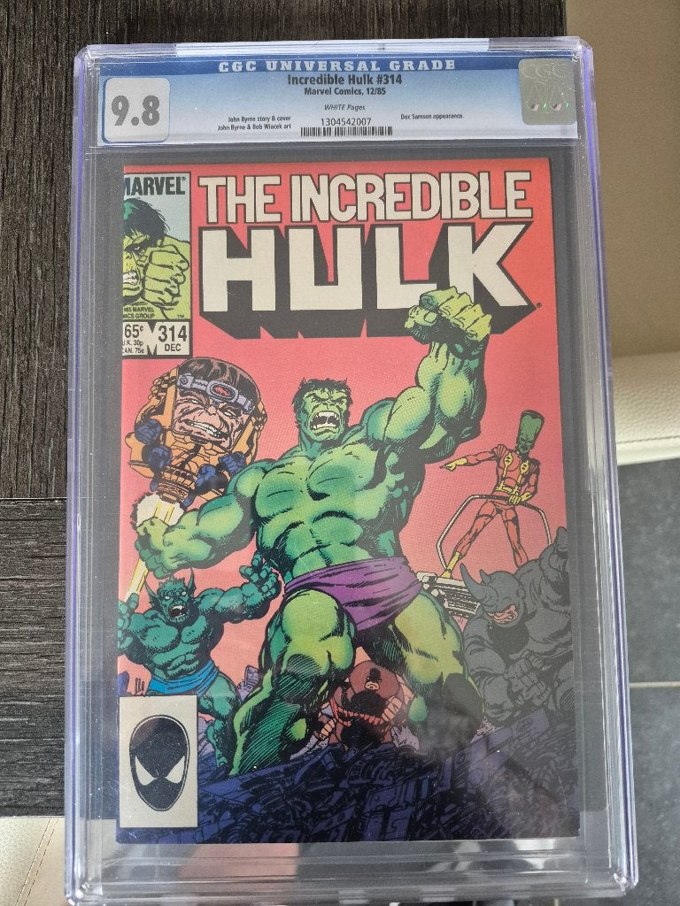 The Incredible Hulk #314 cgc graded 9.8, Boeken, Eén comic, Ophalen of Verzenden, Nieuw, Amerika